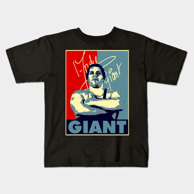 Andre the giant Kids T-Shirt by AxLSTORE